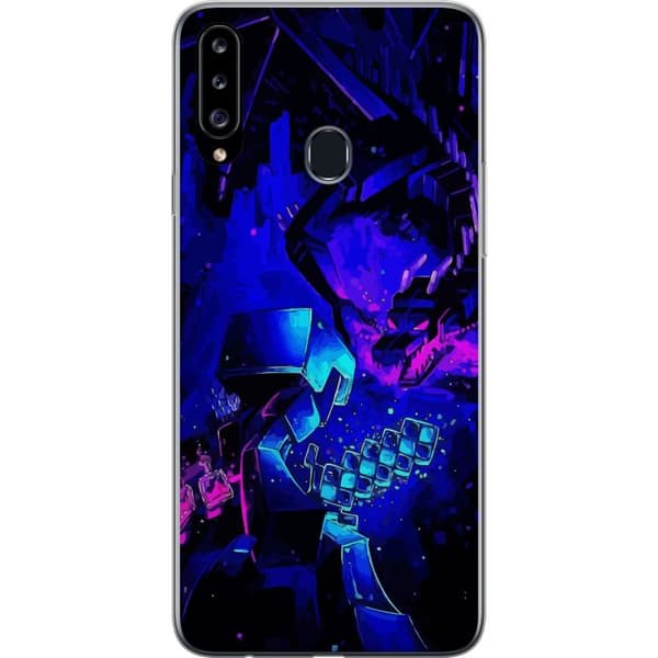 Kompatibelt Mobilskal till Samsung Galaxy A20s Minecraft