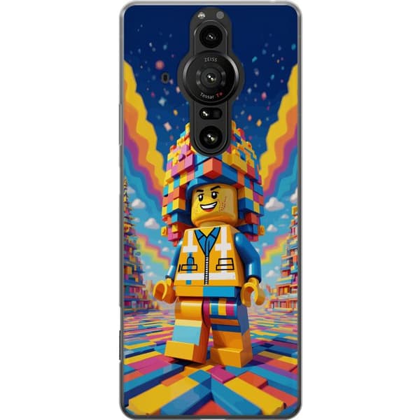 Kompatibelt Mobildeksel til Sony Xperia Pro-I Byggklossfigur