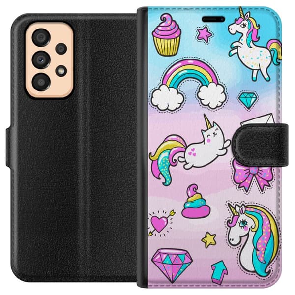 Kompatibel Tegnebogsetui til Samsung Galaxy A33 5G Unicorn