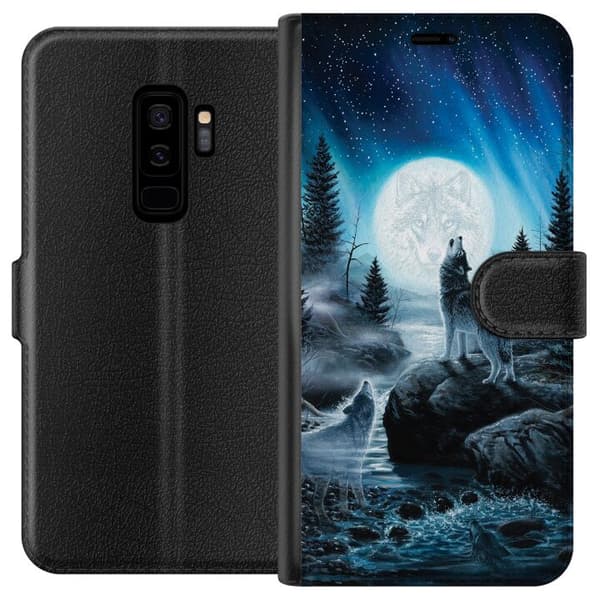 Kompatibel Tegnebogsetui til Samsung Galaxy S9+ Vogte om natten