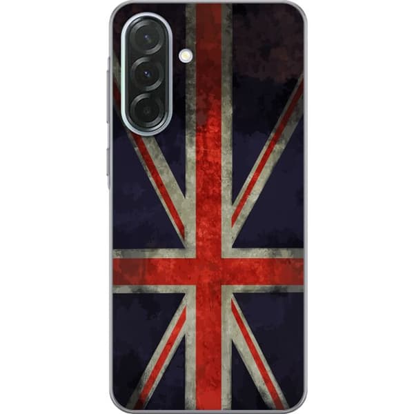 Kompatibelt Mobildeksel til Samsung Galaxy A36 Britisk flagg med rustikk følelse