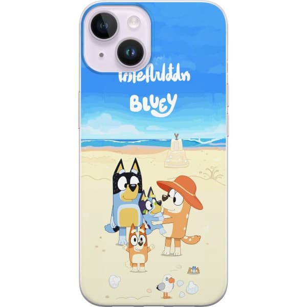 Kompatibelt Mobildeksel til Apple iPhone 15 Plus Bluey