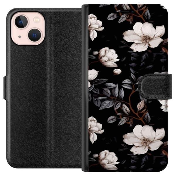 Kompatibelt Plånboksfodral till Apple iPhone 13 mini Blommor Floral