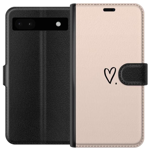 Kompatibel Tegnebogsetui til Google Pixel 6a Hjerte