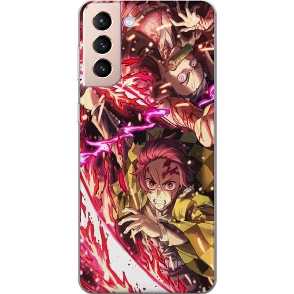 Kompatibelt Mobildeksel til Samsung Galaxy S21 Demon Slayer