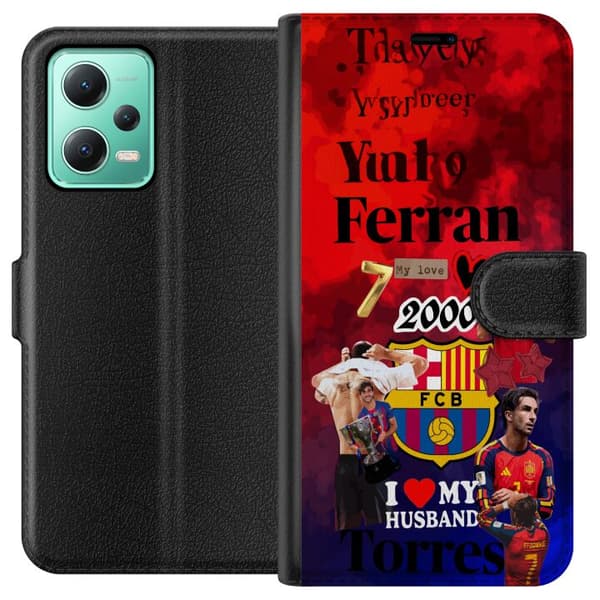 Kompatibel Tegnebogsetui til Xiaomi Redmi Note 12 Ferran Torres
