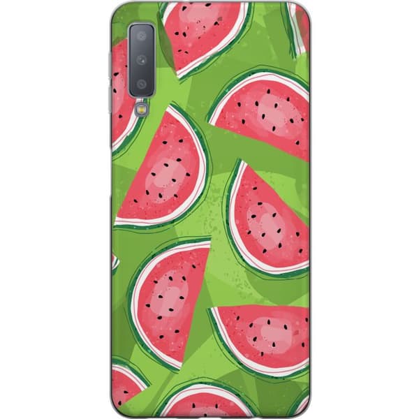 Kompatibelt Mobilskal till Samsung Galaxy A7 (2018) Vattenmelon