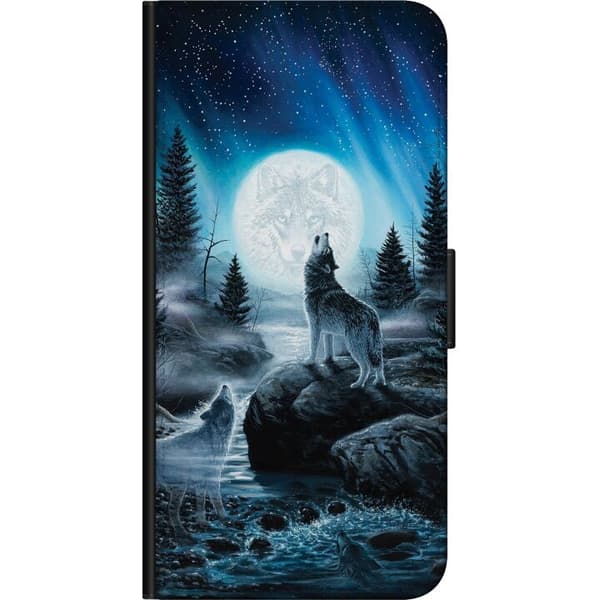 Kompatibelt Plånboksfodral till Samsung Galaxy A20s Wolf / Varg