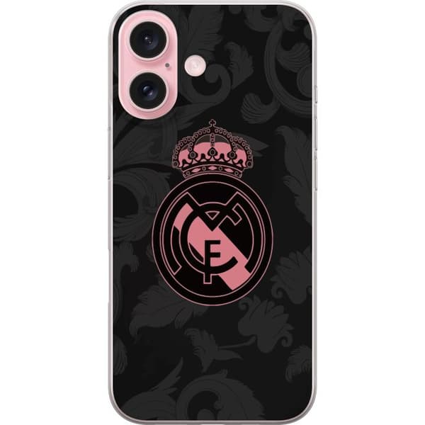 Kompatibelt Mobildeksel til Apple iPhone 16 Real Madrid