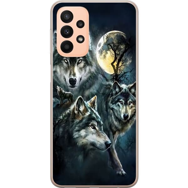 Kompatibelt Mobilskal till Samsung Galaxy A23 Wolf / Varg