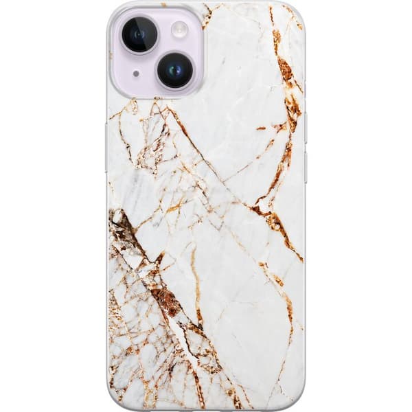 Kompatibelt Mobilskal till Apple iPhone 14 Plus Golden Veins