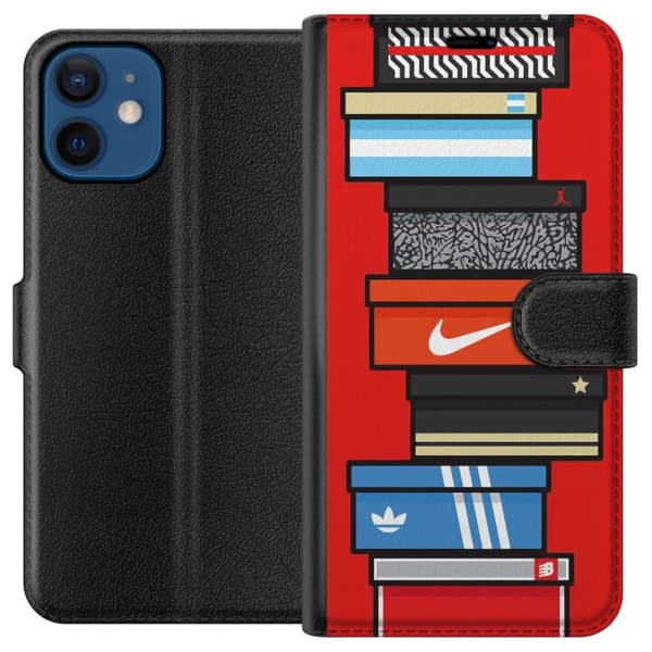 Kompatibel Tegnebogsetui til Apple iPhone 12 mini Sport Luksus