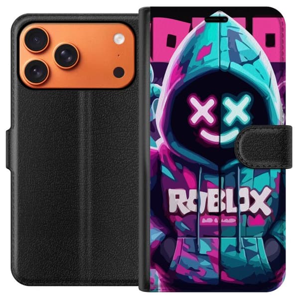 Kompatibel Tegnebogsetui til Apple iPhone 18 Pro Max Roblox