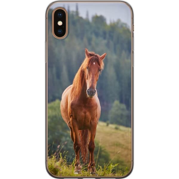 Kompatibelt Mobilskal till Apple iPhone XS Hästar