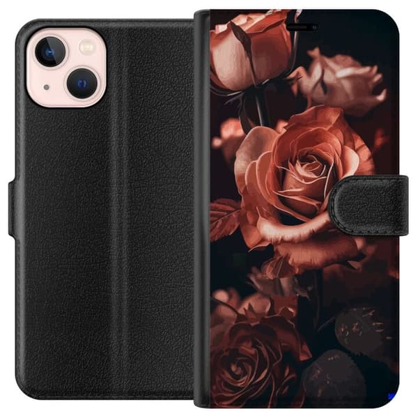 Kompatibelt Plånboksfodral till Apple iPhone 13 mini Blommor