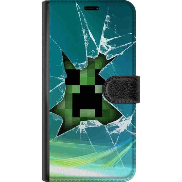 Kompatibelt Plånboksfodral till Apple iPhone 12 Minecraft