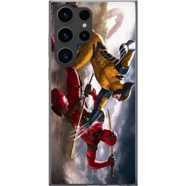 Kompatibelt Mobildeksel til Samsung Galaxy S24 Ultra Wolverine Deadpool
