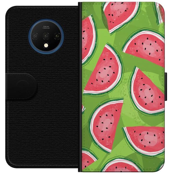 Kompatibelt Plånboksfodral till OnePlus 7T Vattenmelon