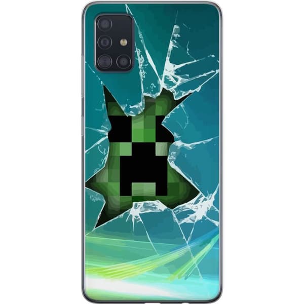Kompatibelt Mobildeksel til Samsung Galaxy A51 Minecraft