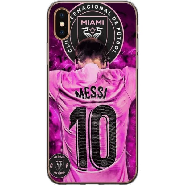 Kompatibelt Mobilskal till Apple iPhone XS Messi