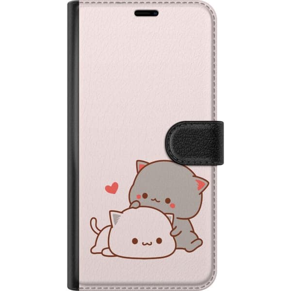Kompatibel Tegnebogsetui til Samsung Galaxy S23 Kawaii Kat