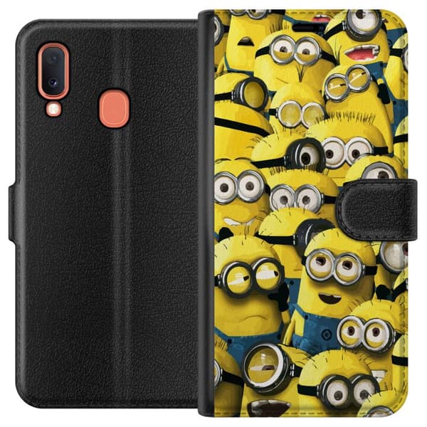 Kompatibelt Lommeboketui til Samsung Galaxy A20e Minions