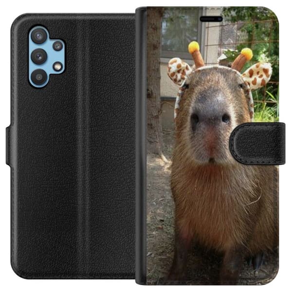 Kompatibelt Plånboksfodral till Samsung Galaxy A32 5G Capybara