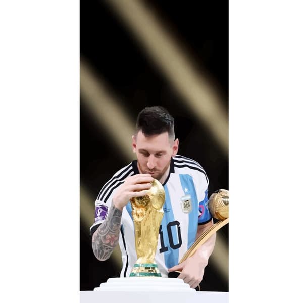 Kompatibelt Plånboksfodral till Apple iPhone 13 Pro Messi