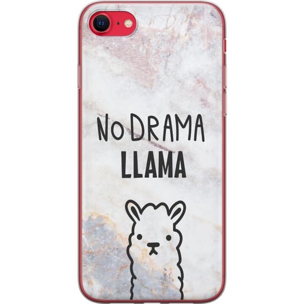 Kompatibelt Mobildeksel til Apple iPhone SE (2022) Llama Marble