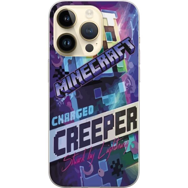 Kompatibelt Mobilskal till Apple iPhone 14 Pro Minecraft