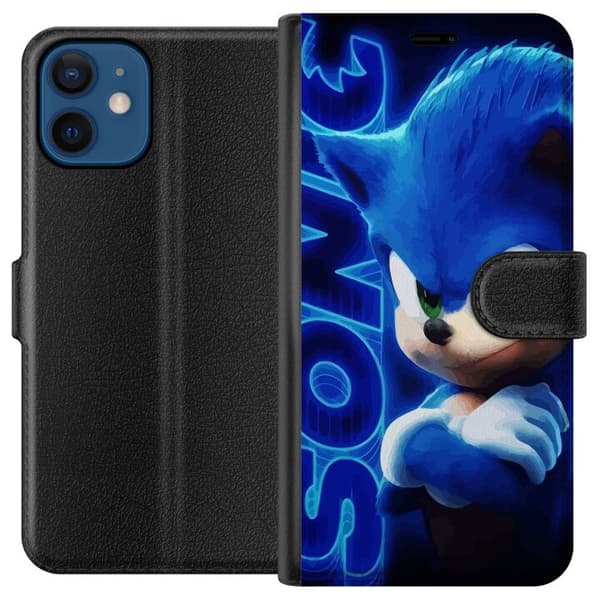 Kompatibel Tegnebogsetui til Apple iPhone 12 Sonic the Hedgehog