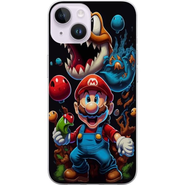 Kompatibel Mobilcover til Apple iPhone 14 Plus Super Mario