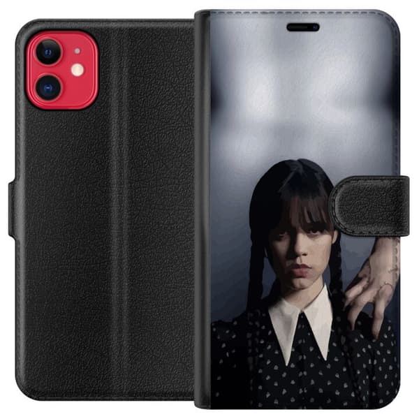 Kompatibelt Plånboksfodral till Apple iPhone 11 Wednesday Addams
