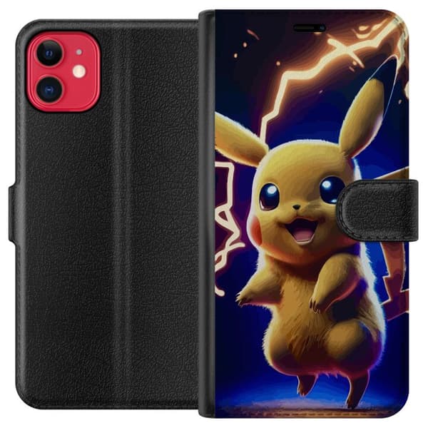 Kompatibelt Plånboksfodral till Apple iPhone 11 Pikachu