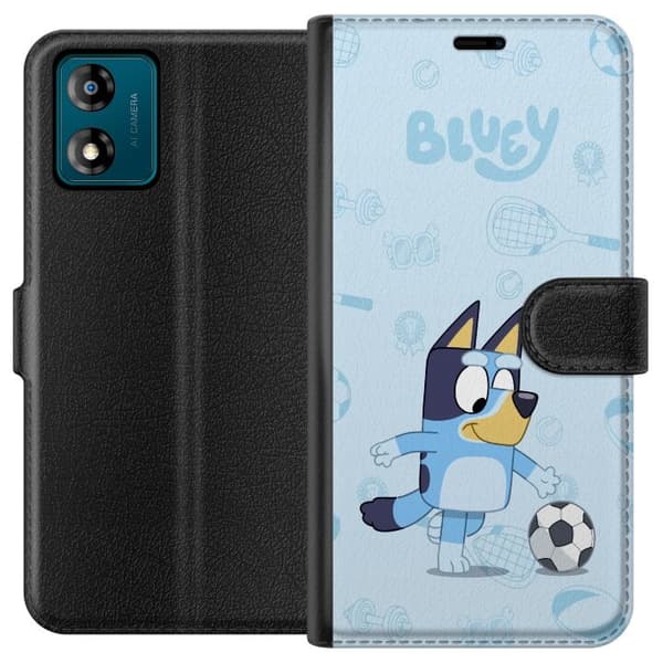 Kompatibel Tegnebogsetui til Motorola Moto E13 Bluey