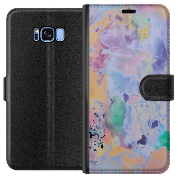 Kompatibelt Plånboksfodral till Samsung Galaxy S8 Marmor / Marble