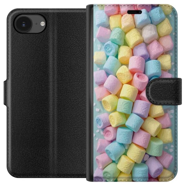 Kompatibelt Plånboksfodral till Apple iPhone 17e Söt godisdesign med marshmallows