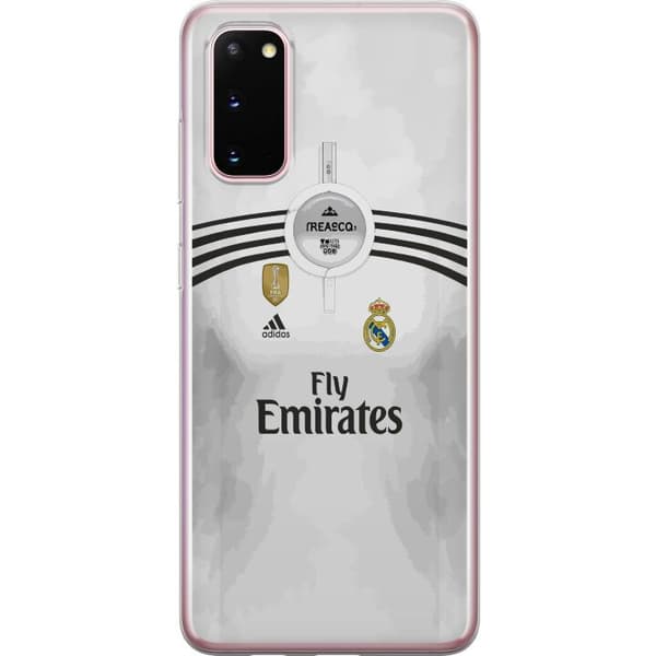 Kompatibelt Mobildeksel til Samsung Galaxy S20 Vit fotbollströja