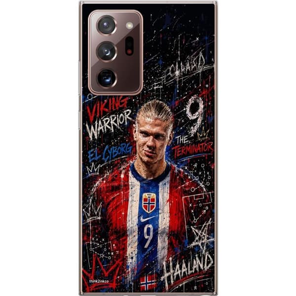 Kompatibelt Mobildeksel til Samsung Galaxy Note20 Ultra Erling Haaland graffiti