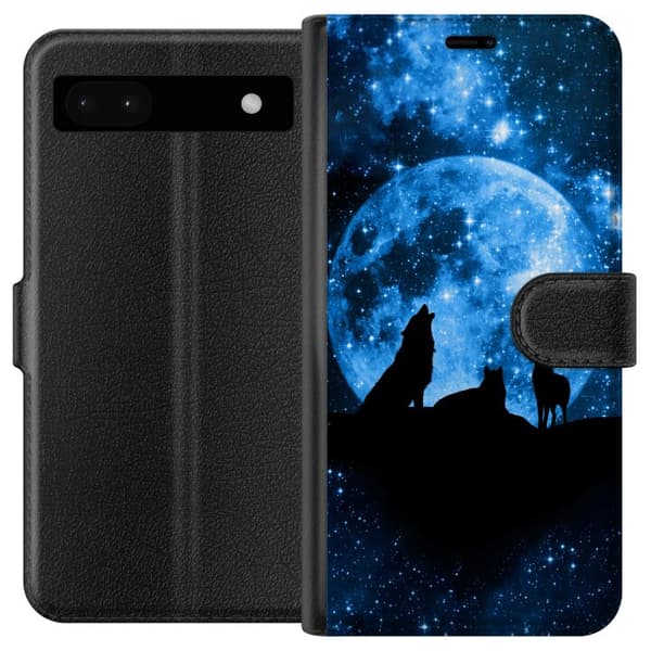 Yhteensopiva Lompakkokotelo Google Pixel 6a Susi