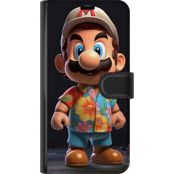 Kompatibelt Plånboksfodral till Apple iPhone 13 mini Super Mario