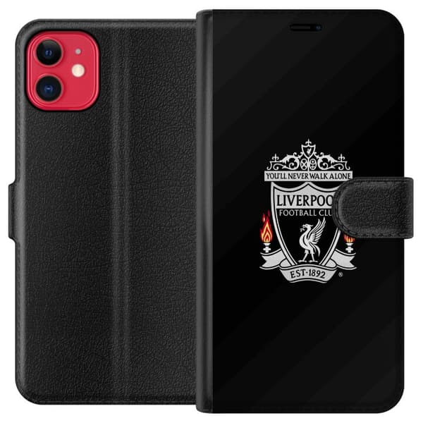 Kompatibel Tegnebogsetui til Apple iPhone 11 Liverpool FC
