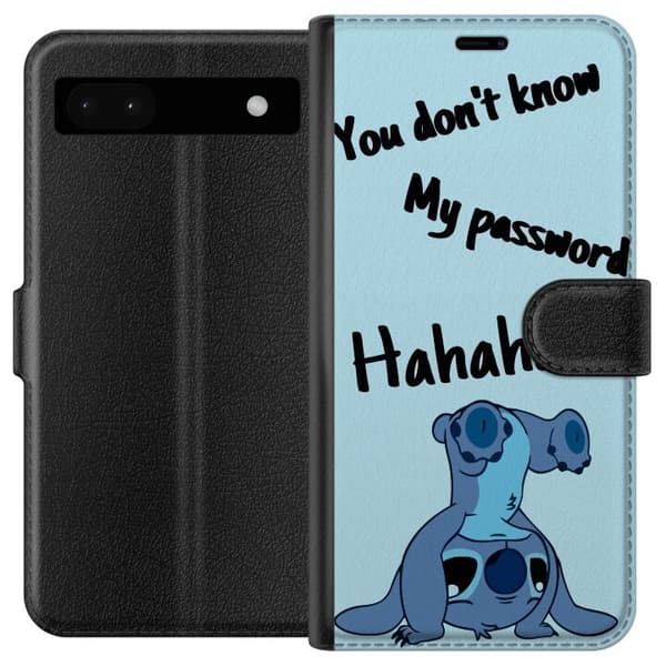 Yhteensopiva Lompakkokotelo Google Pixel 6a Stitch Text