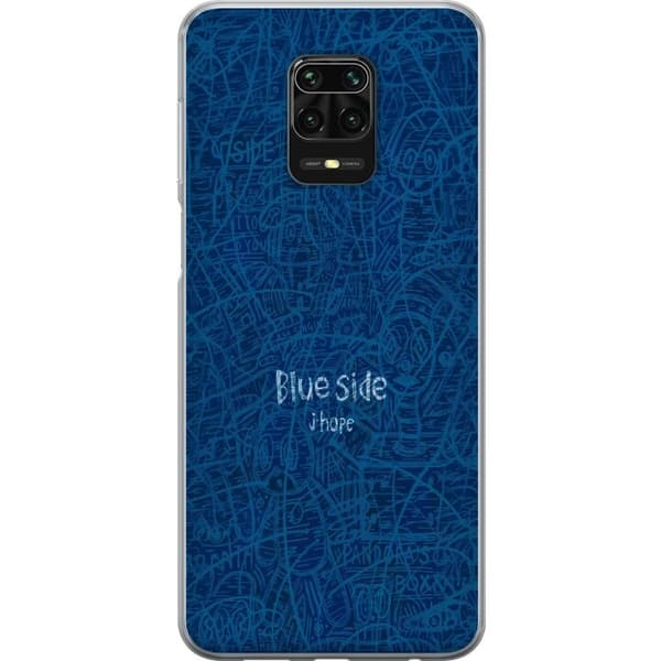 Kompatibelt Mobildeksel til Xiaomi Redmi Note 9S Blue Side klotter