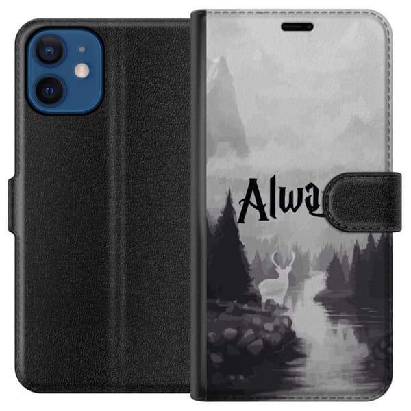 Kompatibel Tegnebogsetui til Apple iPhone 12 mini Harry Potter Hogwarts Legacy