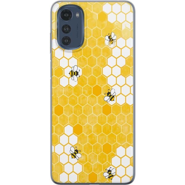 Kompatibelt Mobildeksel til Motorola Moto E32s Bin och honungskaka