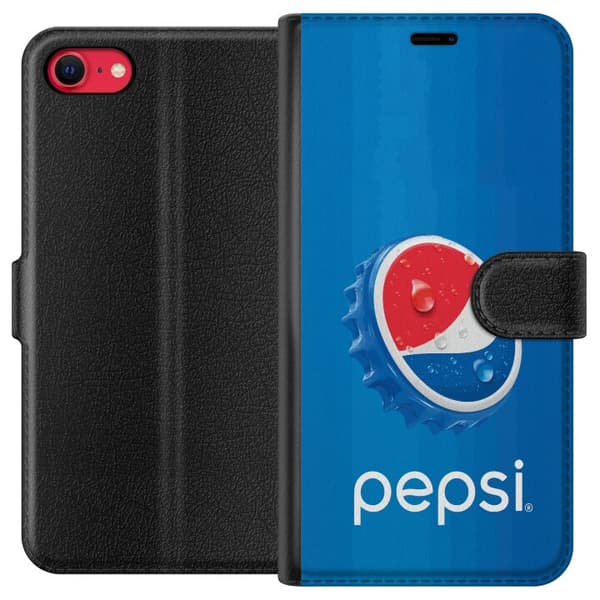 Kompatibelt Plånboksfodral till Apple iPhone SE (2020) Modern dryckesinspirerad design