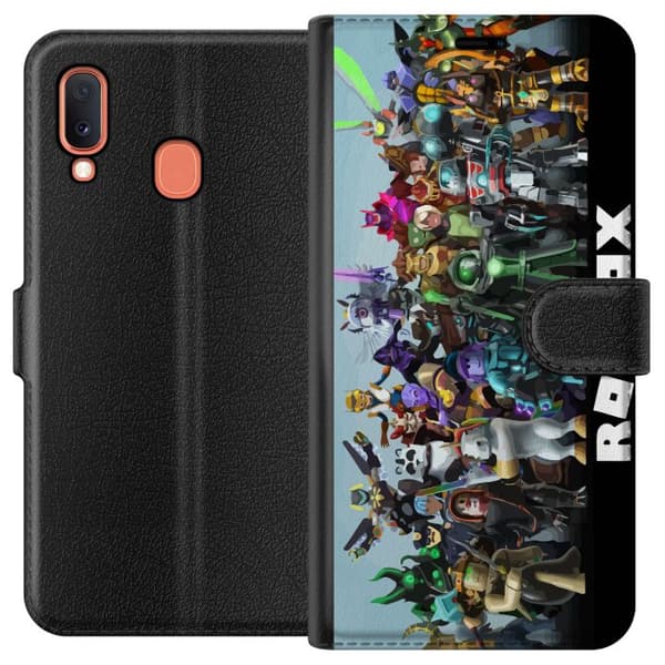 Kompatibelt Plånboksfodral till Samsung Galaxy A20e Roblox Team