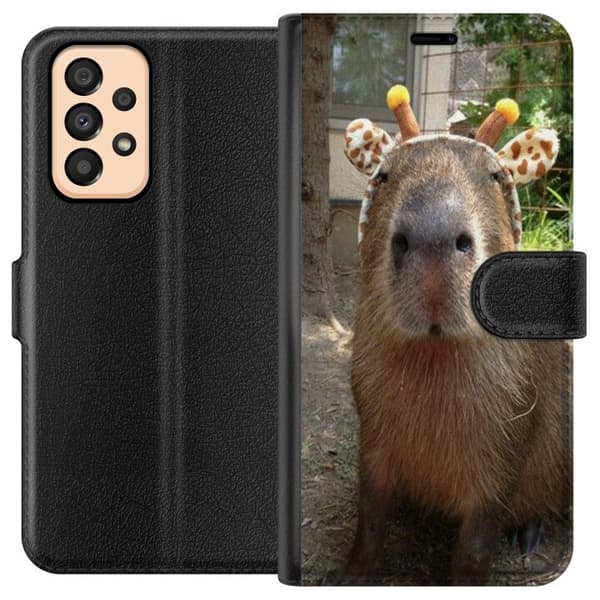 Kompatibel Tegnebogsetui til Samsung Galaxy A33 5G Capybara