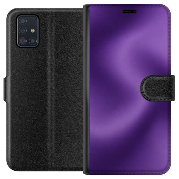 Kompatibelt Lommeboketui til Samsung Galaxy A51 Lilla bevegelse